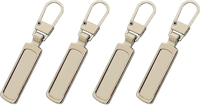 Mizeer Zipper Pull Replacement for Small Holes Zipper, Detachable Zipper Tab Repair for Clothing Jackets Boots