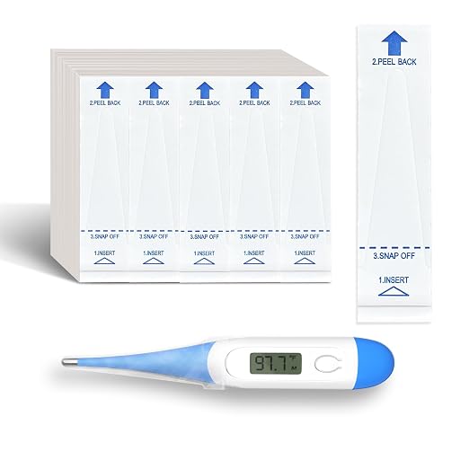 Boncare Thermometer Covers Disposable, 100 Pcs | Probe Covers for Digital Thermometers, Used for Oral, Rectally or Underarm