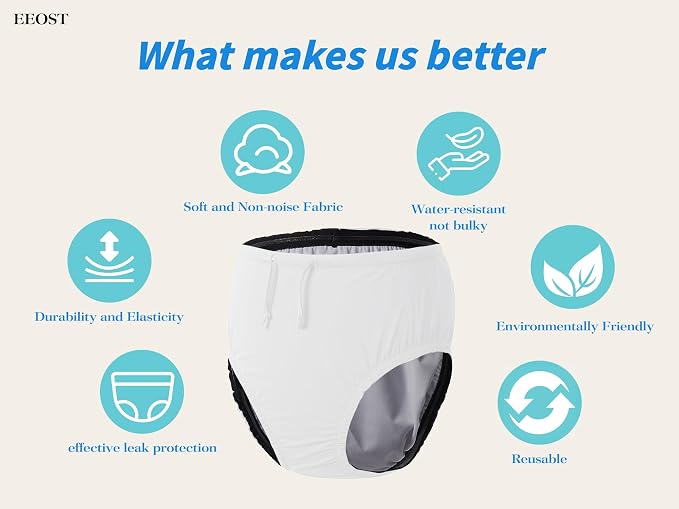 Adult Reusable Swim Diapers Special Needs Swimwear for Incontinence | Adult reusable swim diaper with waterproof leakproof cover for incontinence and pool use