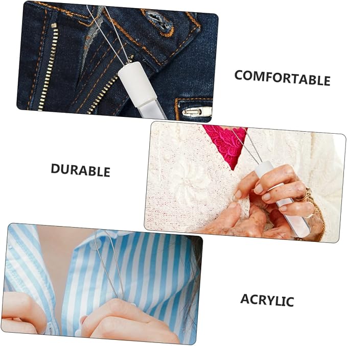 PartyKindom 4pcs Pants Zipper Puller for Dresses Button Assist Device Comfortable Handle Hooks for Seniors