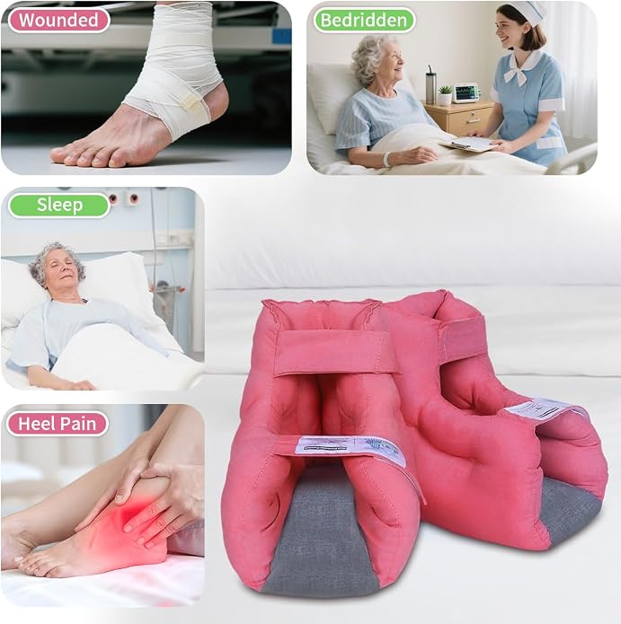 EZ Assistive Heel Protectors Remove Pressure and Bedsores for Healing Therapy of Heel Pressure and Deep Tissue Injury,Heel