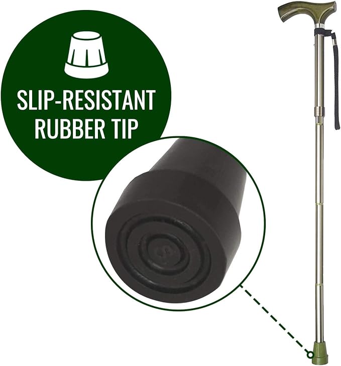 Switch Sticks Walking Cane for Men or Women, Foldable and Adjustable from 32-37 Inches, FSA and HSA Eligible