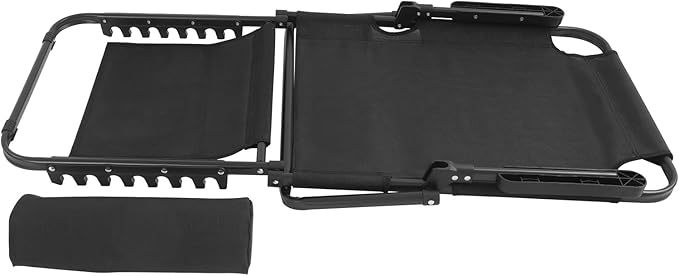 Lifting Bed Backrest, Oxford Cloth Backrest Chair 8 Gears Adjustable Armrest Sit up Back Rest for Read Watch TV Eat Black