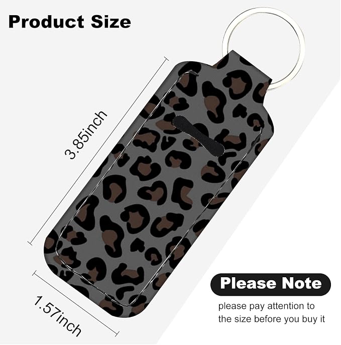 Chapstick Holder Keychain Lip Balm Holder with Clip