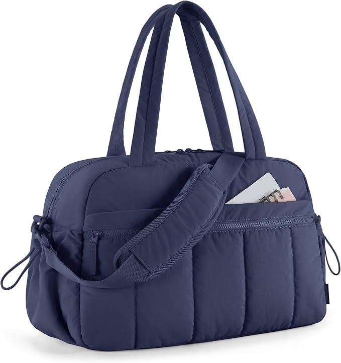 BAGSMART Gym Bag for Women, Duffle Bag for Travel with Wet Pocket, Lightweight Carry on Weekender Duffel, Water Resistant