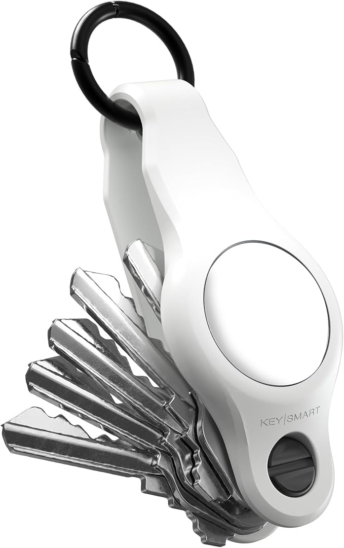 KeySmart Air - Premium Keychain Key Holder Compatible with Apple AirTag, 5 Key Organizer Keychain, Air Tags Not Included