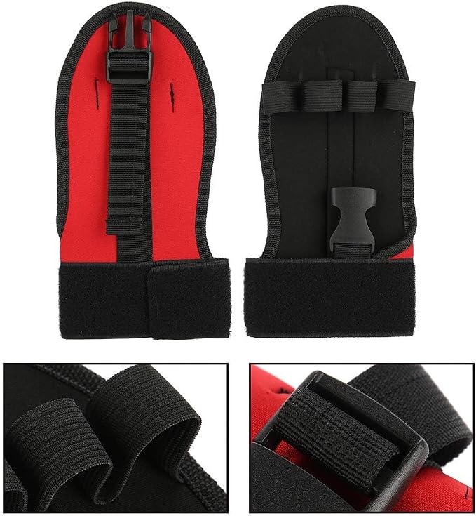 Brrnoo Stroke Recovery Gloves Black Finger Glove Auxiliary Fixed Glove Rehabilitation Training Equipment Hand Fist Stroke Hemiplegia Fixed Hand Fingers Traction Hand Brace Splint Support for(Gloves)