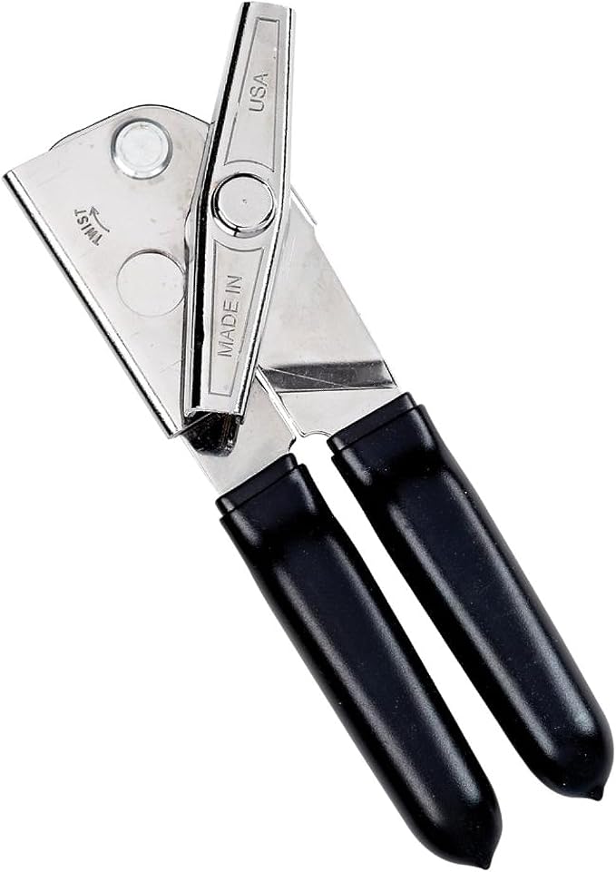 EZ-DUZ-IT 3028 Deluxe Can Opener with Grips, Black