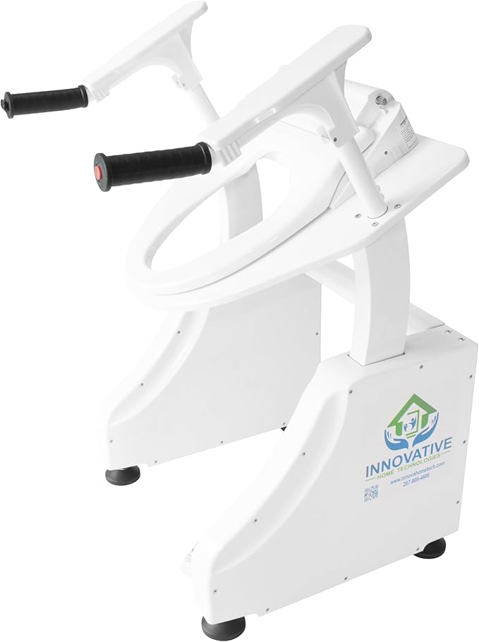 LuxeLift Bidet Powered Toilet Assist Lift | Electric Height Adjustable Elevated Seat Riser for Seniors Elderly | Built-in Bidet & Dryer | Safe | Certified | Easy Assembly | 350 LBS | HSA&FSA
