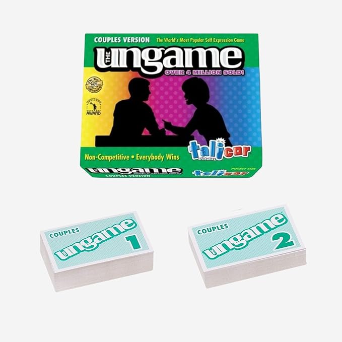 POCKET UNGAME - Couples - non-competitive card game for couples to discuss, share values & self express - get closer to your partner - Age 18+