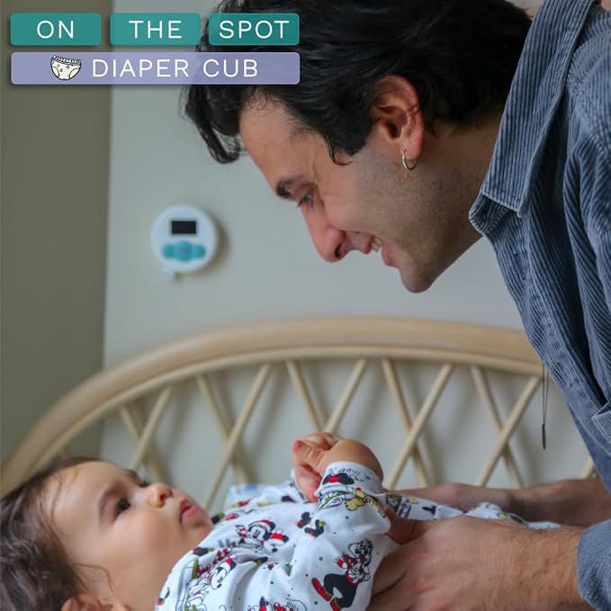 Smart Pee & Poop Tracker - Diaper Cub: On-The-Spot One-Press Baby Care Logger, Reminders, Notifications, Routines, Multiple Caregivers, Pediatrician & Expert Support