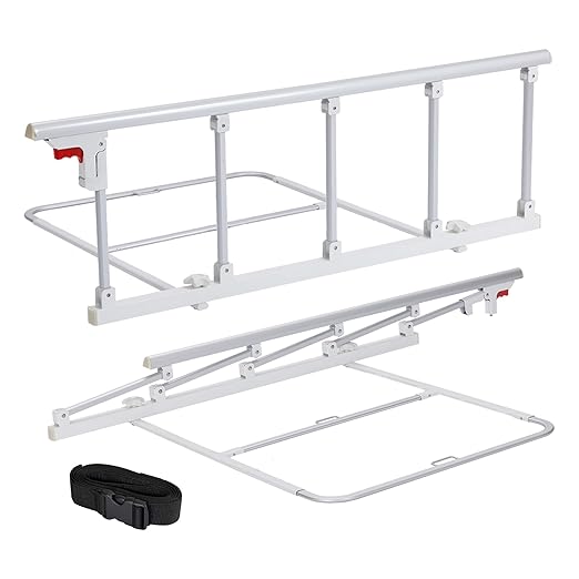 Real Relax Bed Rails for Elderly Adults Safety, Folding Bed Railings for Seniors Fit Full Twin King Queen Size, for Elderly Adults Rail Assist for Seniors Safety Bed, 48.6"x16.3"
