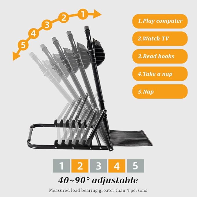 Lifting Bed Backrest, 20.5"x27.6" Portable Folding Adjustable Sit up Back Rest, Folding Disability Bed Backrest, Multifunction Chair with Armrests for Neck Head Lumbar Support, Black