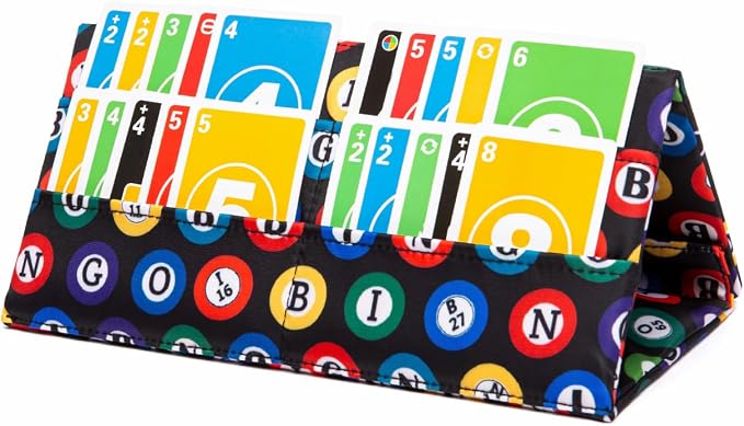 Bingo Card Holder for Bingo Pull Tabs Gambling Tickets Bingo Ball | Playing Card Holder bingo accessories Card Game Holders for Canasta Poker Bridge Casino Portacartas para
