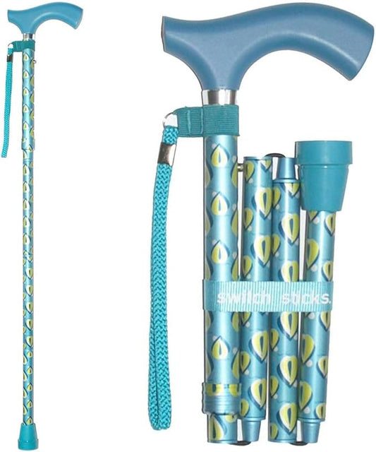 Switch Sticks Walking Cane for Men or Women, Foldable and Adjustable from 32-37 Inches, FSA and HSA Eligible