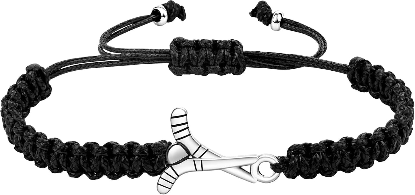 PEALICIOUS Soccer Gifts for Boys Sport Jewelry for Son and Dad | Golf Gifts for Golfers with Natural Stone, Hockey Baseball Bracelet for Boys, Men Soccer Golf Stuff for Team Hockey Bracelet