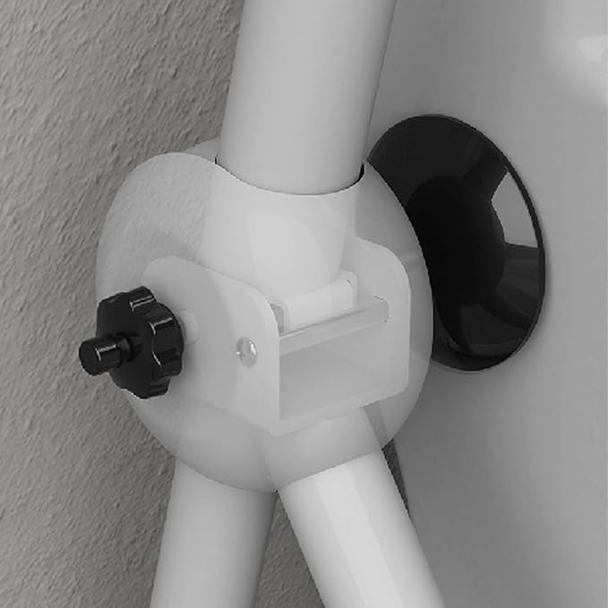 Toilet Safety Rails for Elderly Handicap- 400 lbs Capacity Adjustable Safety Frame with Foldable Armrests