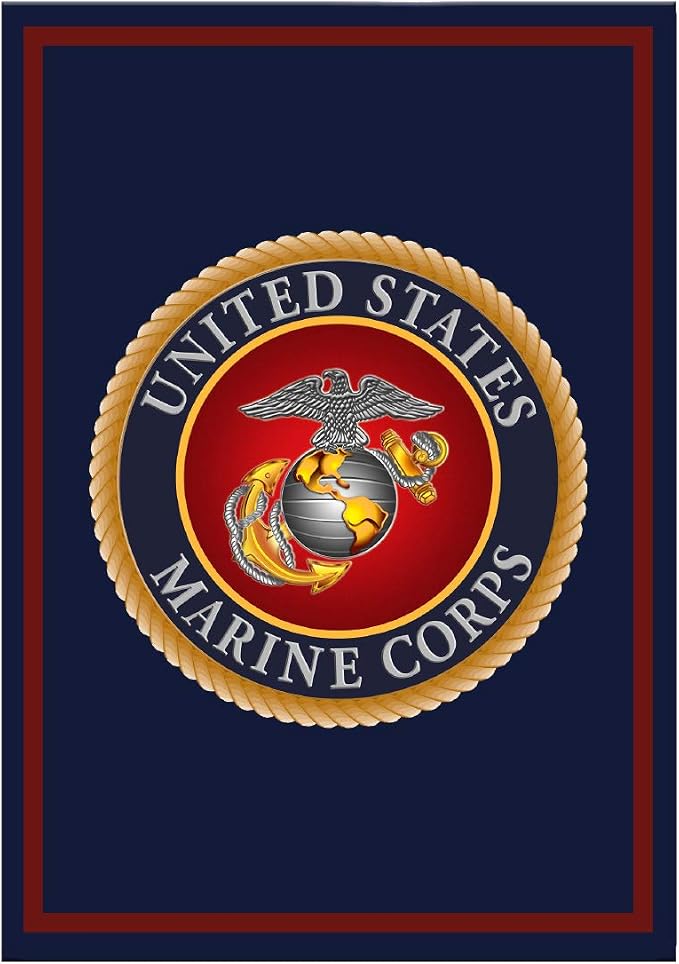 Military Gift Shop USMC Professional Quality Marine Corps Playing Cards with Marine Corps Rank Insignia - Gifts | Disabled Vet Owned Business - USMC Playing Cards