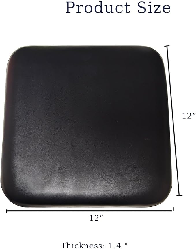 YZRYXHWL Rollator Seat Cushion, 12 "X12 Replacement,Rolling Walkers Replacement Parts(1ea Black)