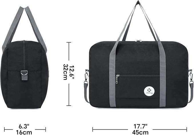 For Spirit Airlines Personal Item Bag Foldable Travel Duffel Bag Tote Carry on Luggage Duffle Overnight for Women and Men