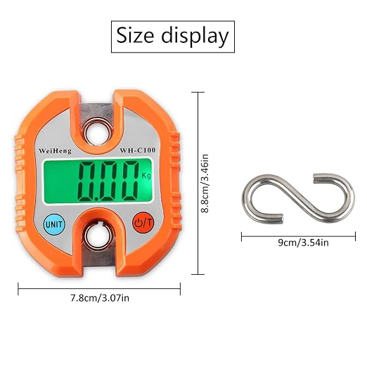 Patient Weight Scale for Home use Patient Lift Scale Maximum Weight 330lb(Color : Orange)