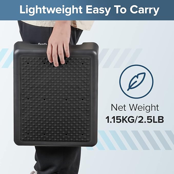 Non Slip One Step Stool for Seniors, Adults, Indoor/Outdoor Portable Stair Assist, Mobility Step Stool for Bedside, Car, Kitchen, Bathroom, Black