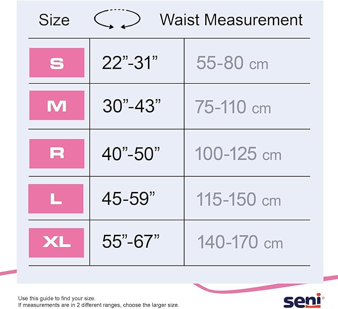 Seni Super Quatro Unisex Adult Incontinence Briefs with Tabs, Regular Size (40"-50"), 20 Count (2 Packs of 10), Severe Absorbency, Disposable Overnight Briefs for Men & Women