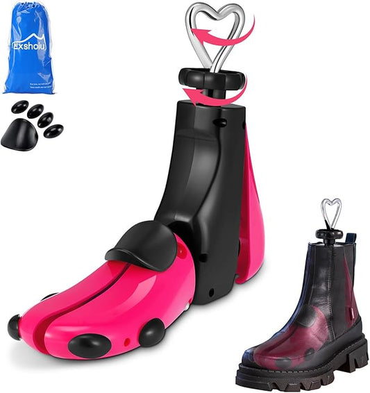 Shoe Stretcher Men, Women Leather Boot Stretcher for Wide Feets, Shoe Tree Adjustable Boot Widener Stretcher