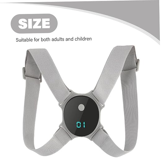 Smart Posture Corrector Adjustable Soft Comfortable Back Straightener Posture Corrector with Smart Sensor Vibration Reminder for Kids Adults, Back Straightener Corre