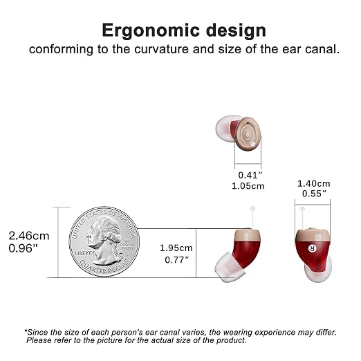 Hearing Aids for Seniors All-New Upgraded Dual-Layer Earpieces Pro 2.0, Rechargeable with Noise Cancelling, Rechargeable Portable Charging Case Hearing Aids, Volume Adjustment All-Day Comfort Crystal Clear Sound