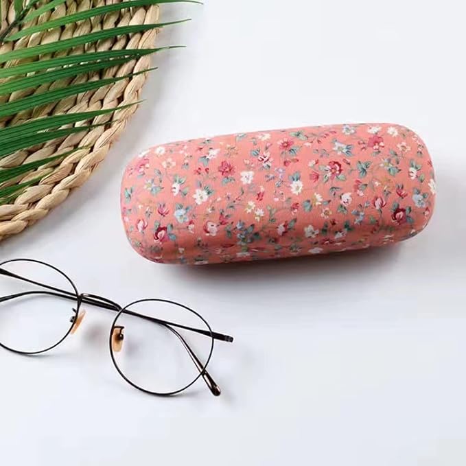 PERFECTSIGHT Hard Shell Eyeglasses Case, Kawaii Protective Glasses Case for Kids, Cute Eyeglass Case for Women Men Girls