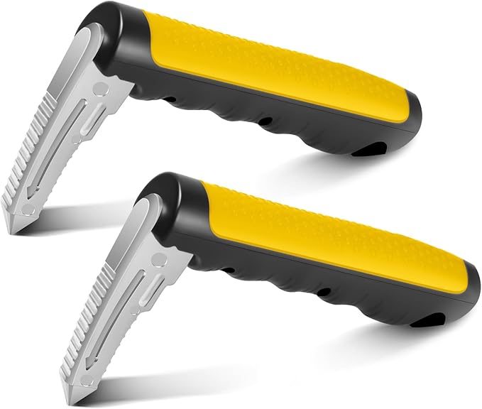 Car Door Handle for Elderly - 2025 New 3-in-1 Car Handle Assist, 2 Pack Auto Cane Portable Vehicle Support Handle Door Assist Bar, Max Load 500 Lbs, Anti-Slip Design (Yellow-2-Pack Car Handle)