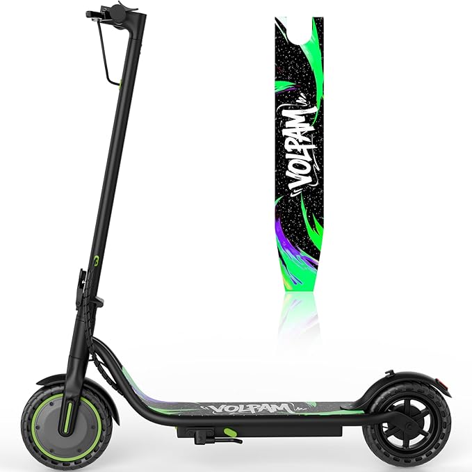 VOLPAM Electric Scooter, 350W/500W Powerful Motor, 8.5"/10" Solid Tires, 19/22Mph, 28/23/21/16 Miles Max Range, Dual Braking