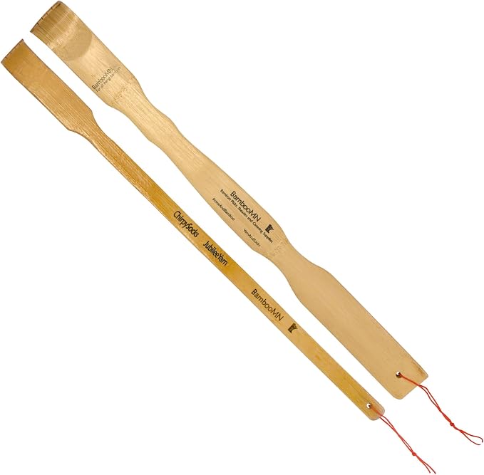 BambooMN 17" Bamboo Back Scratcher & Travel Size - 101 Total Units