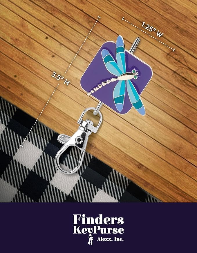 Women’s Bag Charm Key Finder, Car Keychain Hook, Cute Purse Organizer & Tote Bag Accessories, Gifts for Mom - Original