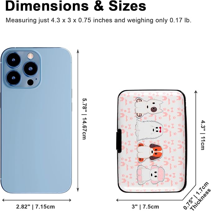 Credit Card Holder Small RFID Blocking Wallet Business Metal Slim Mini Aluminum Hard Case for Women Men