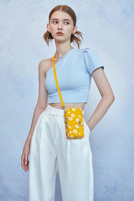 Small Crossbody Bag for Women - Mini Phone Purses with Crossbody Strap and Wallet - Nylon Arm Bag