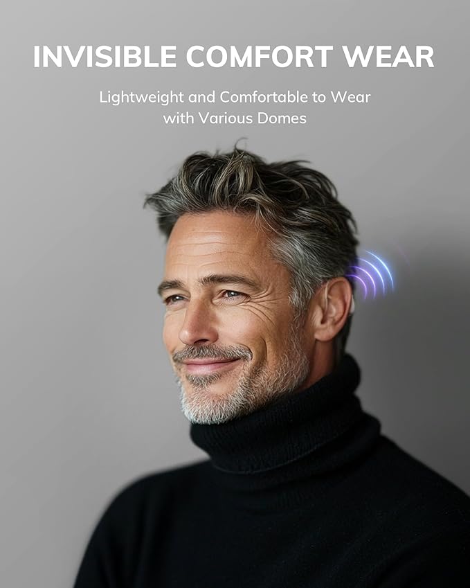 ELEHEAR-Beyond Hearing Aids, OTC Rechargeable Bluetooth Hearing Aids for Seniors and Adults with AI Noise Cancellation, Superior Sound Quality, Bluetooth 5.3 and App Control