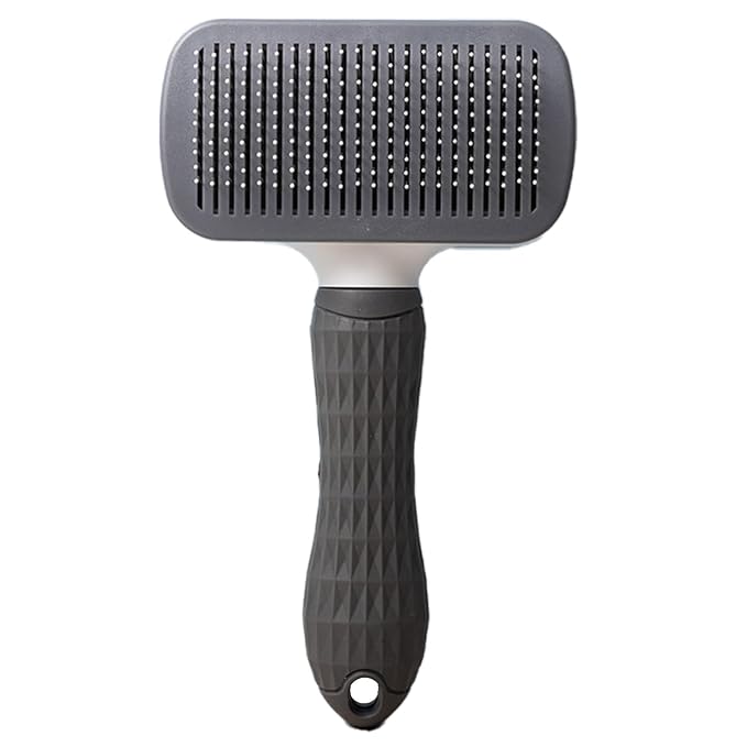 Cat Dog Brush Self Cleaning Slicker with Massage Rounded Particles Removes Loose Hair Tangles,Skin Friendly Washable
