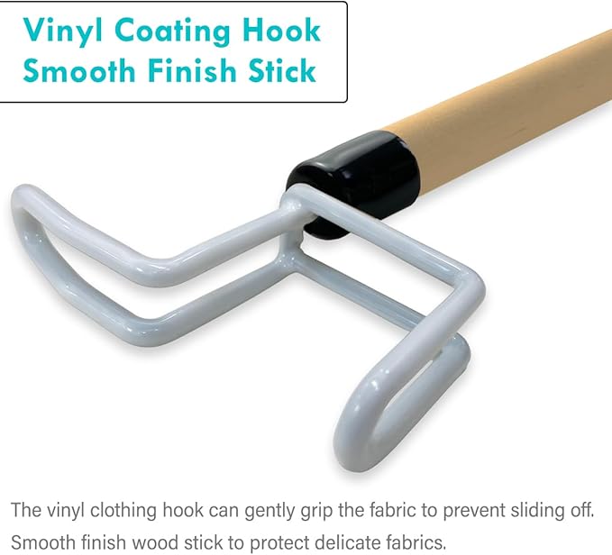 27'' Dressing Stick, Long Dressing Stick for Elderly, Disabled, Limited Mobility – Daily Living Dressing Aid Stick for Hip Replacement, Back - Dressing Aid for Pants, Shoes, Socks