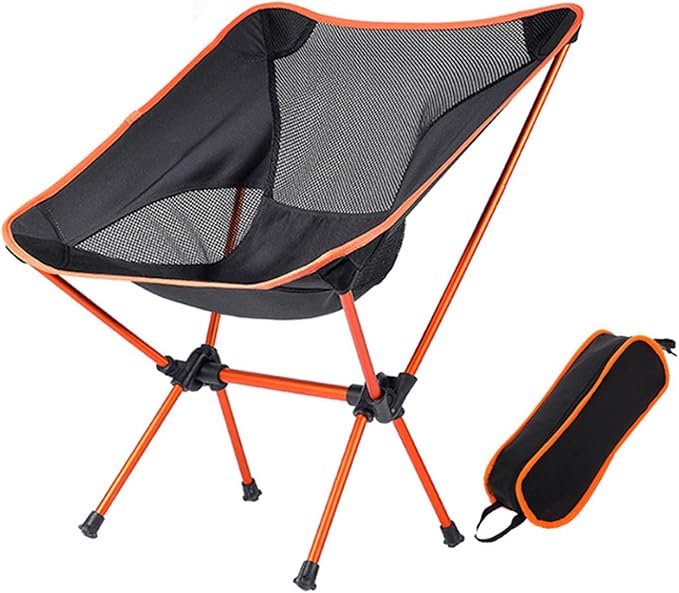 Lightweight Folding Camping Chair, Portable Foldable Compact for Outdoor Camp,Aluminium,Travel, Beach, Picnic, Festival, Hiking, Backpacking
