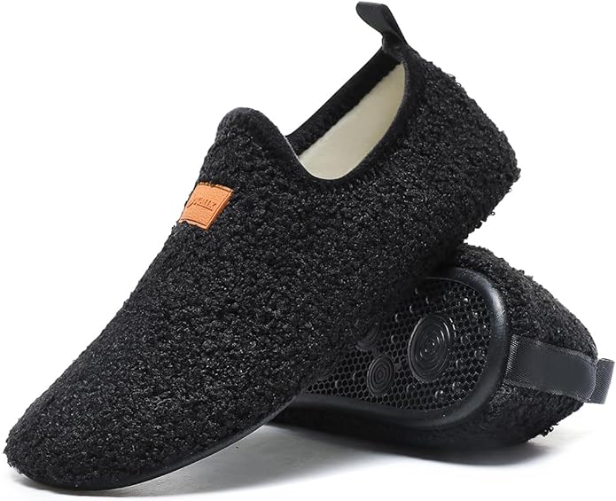 Adult Indoor House Slippers Socks Lightweight Non Slip Grip House Home Shoes for Women Men