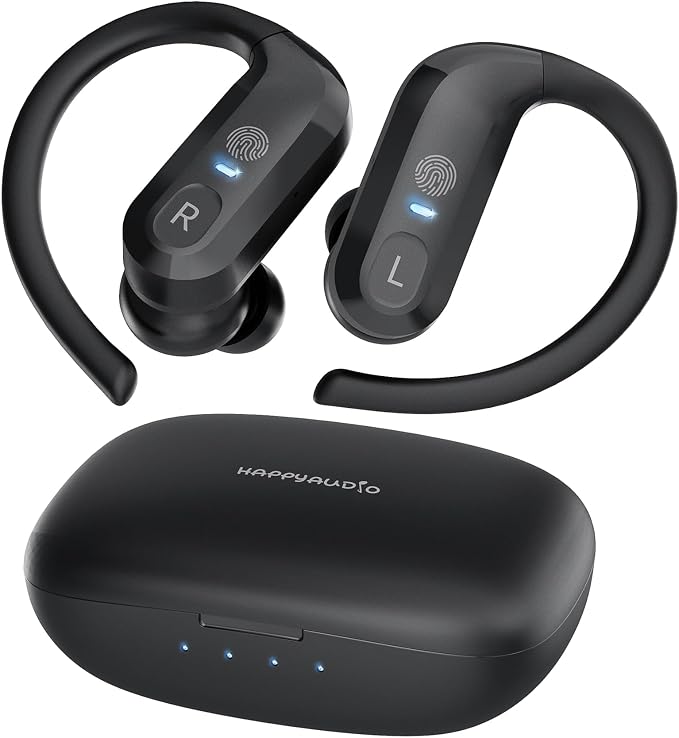 Hearing Aids, Hearing Aid Rechargeable, Hearing Aid for Adults Seniors - Hearing Aid with Portable Charging Case, 5-Level Volume Control - Comfortable Fit