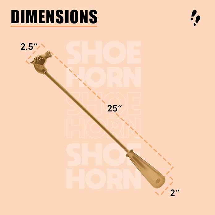 Shoe Horn Long-Handled, Lightweight Durable Shoe Horns for Boots, Shoe Wearing Stick for Men Women Kids Seniors