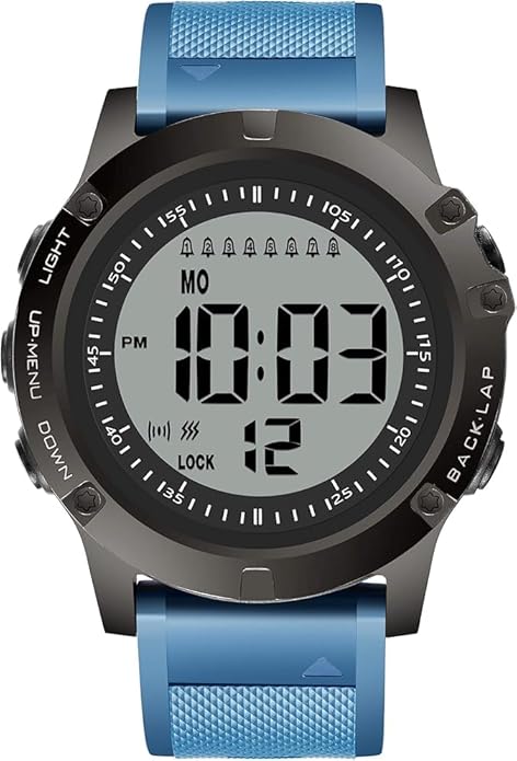 TICCI Vibrating Alarm Watch for Elderly Seniors, Men Unisex 8 Medication Aids Pill Reminder with Big Digits, Waterproof, Vibra Alert