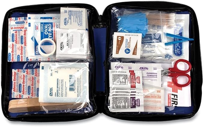 PhysiciansCare 90167 Soft-Sided First Aid Kit for up to 25 People, 195 Pieces/Kit