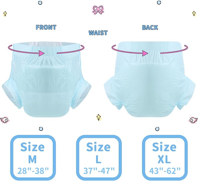 CutiePlusU Diaper 10 Pieces Protective Underwear Blue