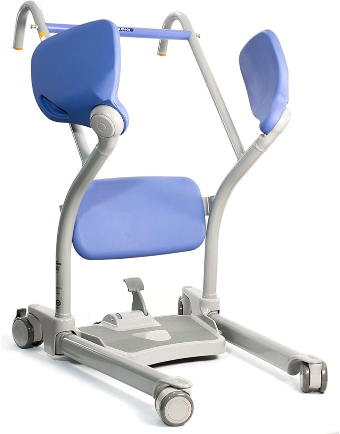 Arjohuntleigh Compact Sara Stedy Sit to Stand Manual Patient Lift Aid | Fully Assembled Elderly Assistance Products | Holds up to 400 Pounds | Intended for Users 4'6" - 5'8"…