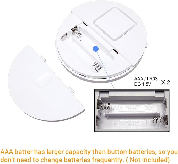 EVA LOGIK Modern Ultra-Thin Window Alarm with Loud 120dB Sound and Vibration Sensors Compatible with Virtually Any Window, Glass Break Alarm Perfect for Home, Office, Dorm Room- 8 Pack