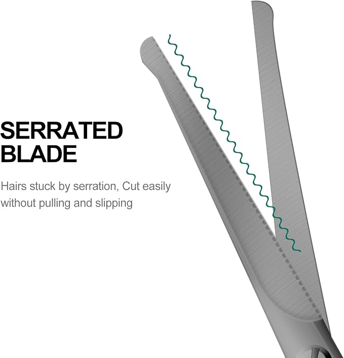 4.7-inch small nose hair scissors, round head, for trimming facial hair, ear hair, eyebrows, eyelashes, bathroom, suitable for both men and women, personal care and beauty (matte silver)